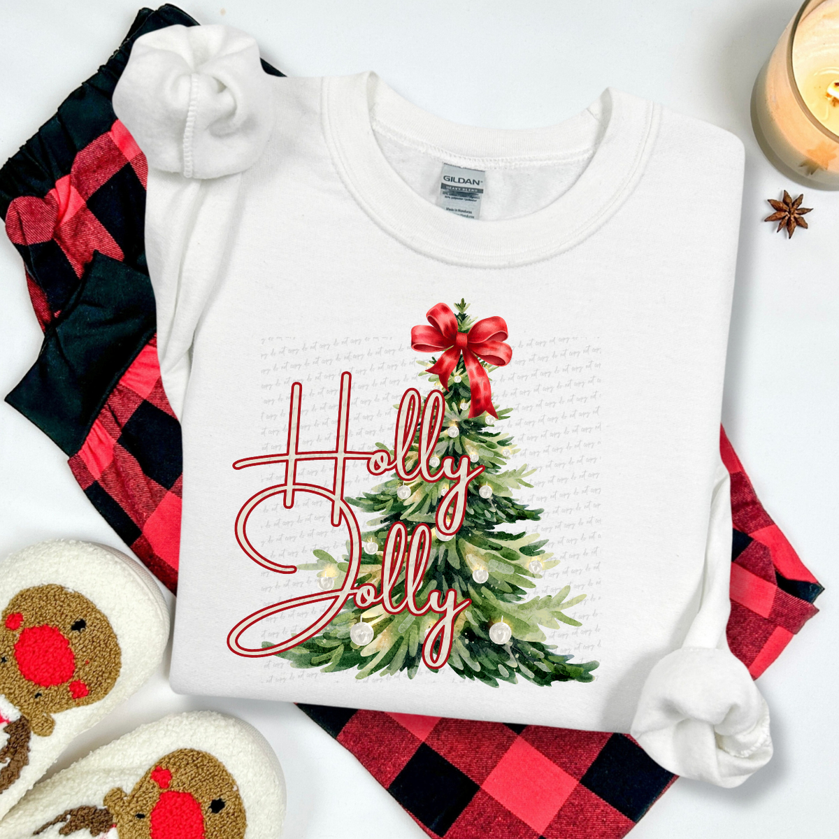 Holly Jolly  DTF Transfer