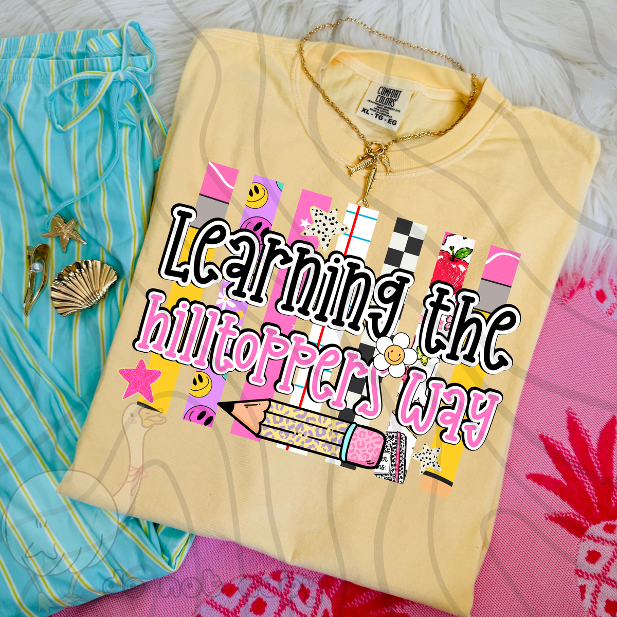 Learning the hilltoppers way school stripes (DKD) DTF Transfer
