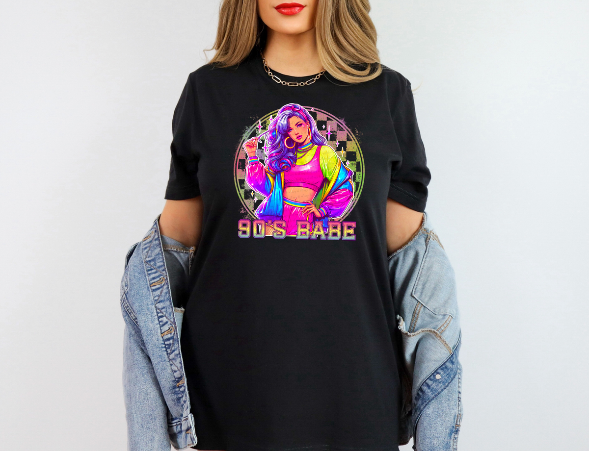 90's Babe Neon 74659 DTF Transfer
