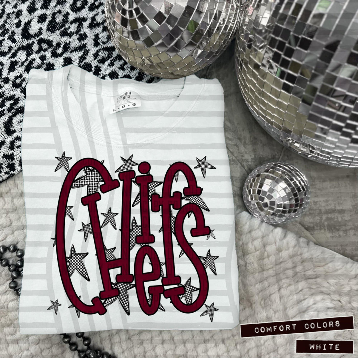 Maroon Staggered Mascots (Caplinger)