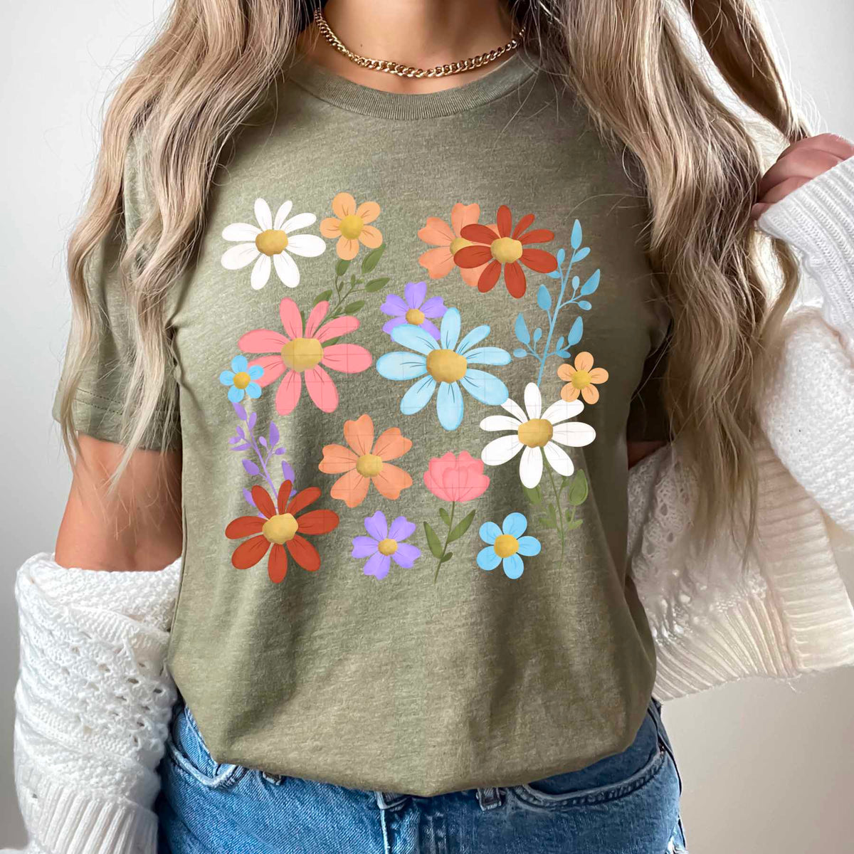 Floral cluster (CSC) 84264 DTF transfer