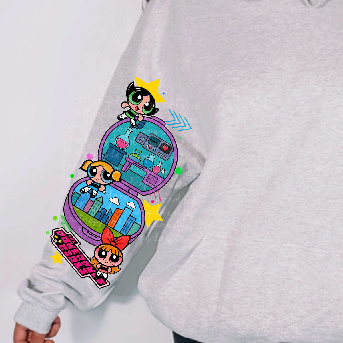 Power Girls Polly style SLEEVE 115442 DTF transfer