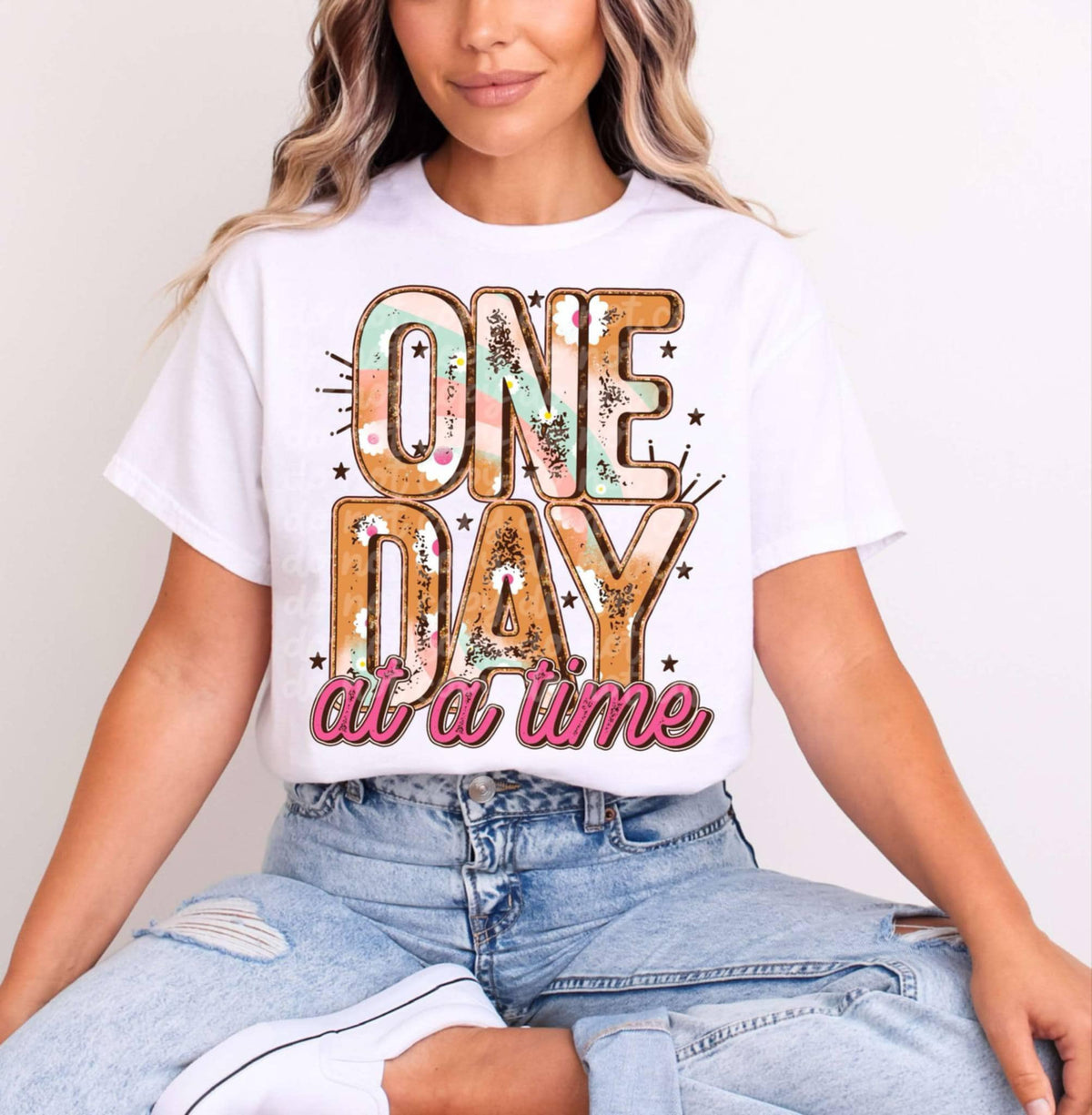 One day at a time (C’s) 98873 DTF transfer