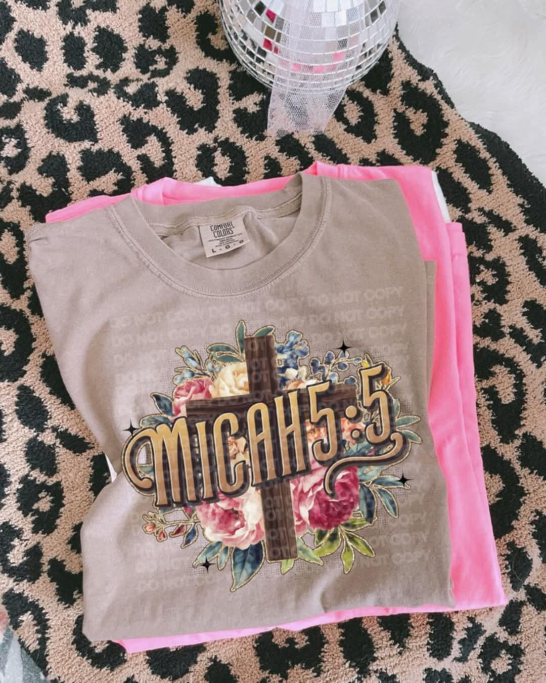 Micah 5.5 cross (SCG) 92448 DTF transfer
