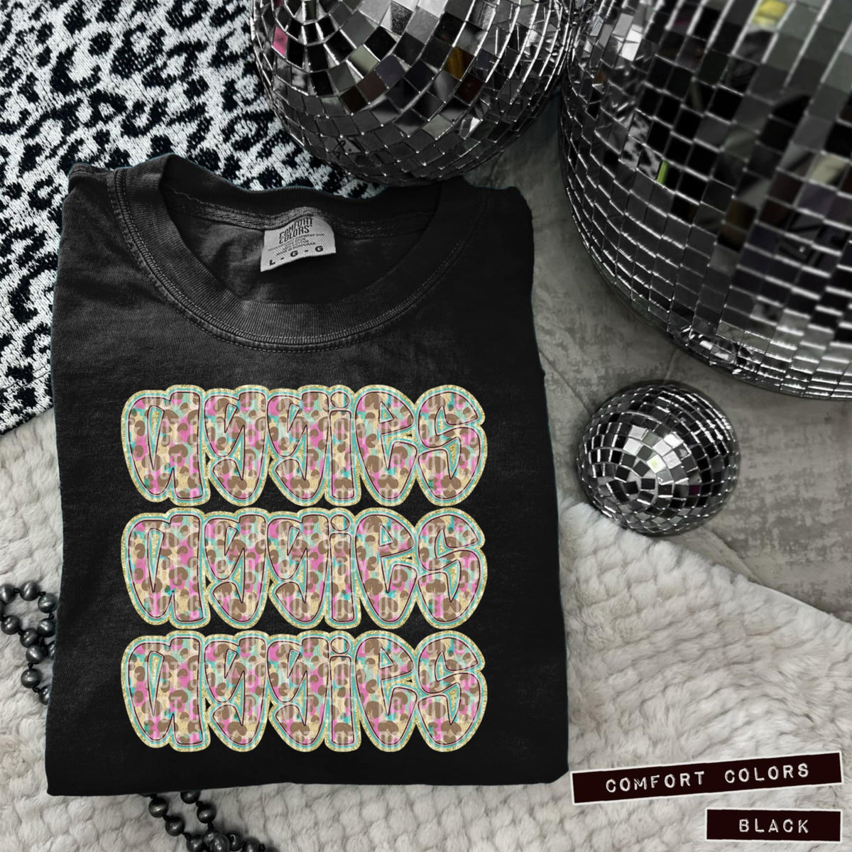 Aggies Leopard Stacked (Caplinger) 98406 DTF transferg