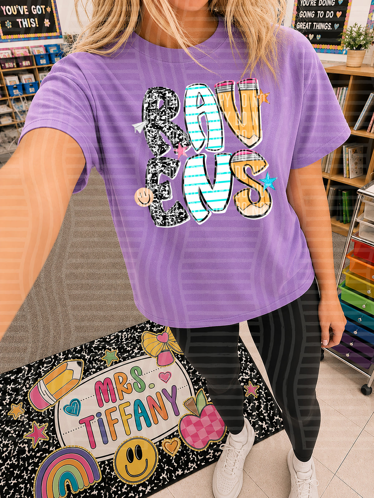 ravens pencil paper font (CAPLINGER) DTF Transfer