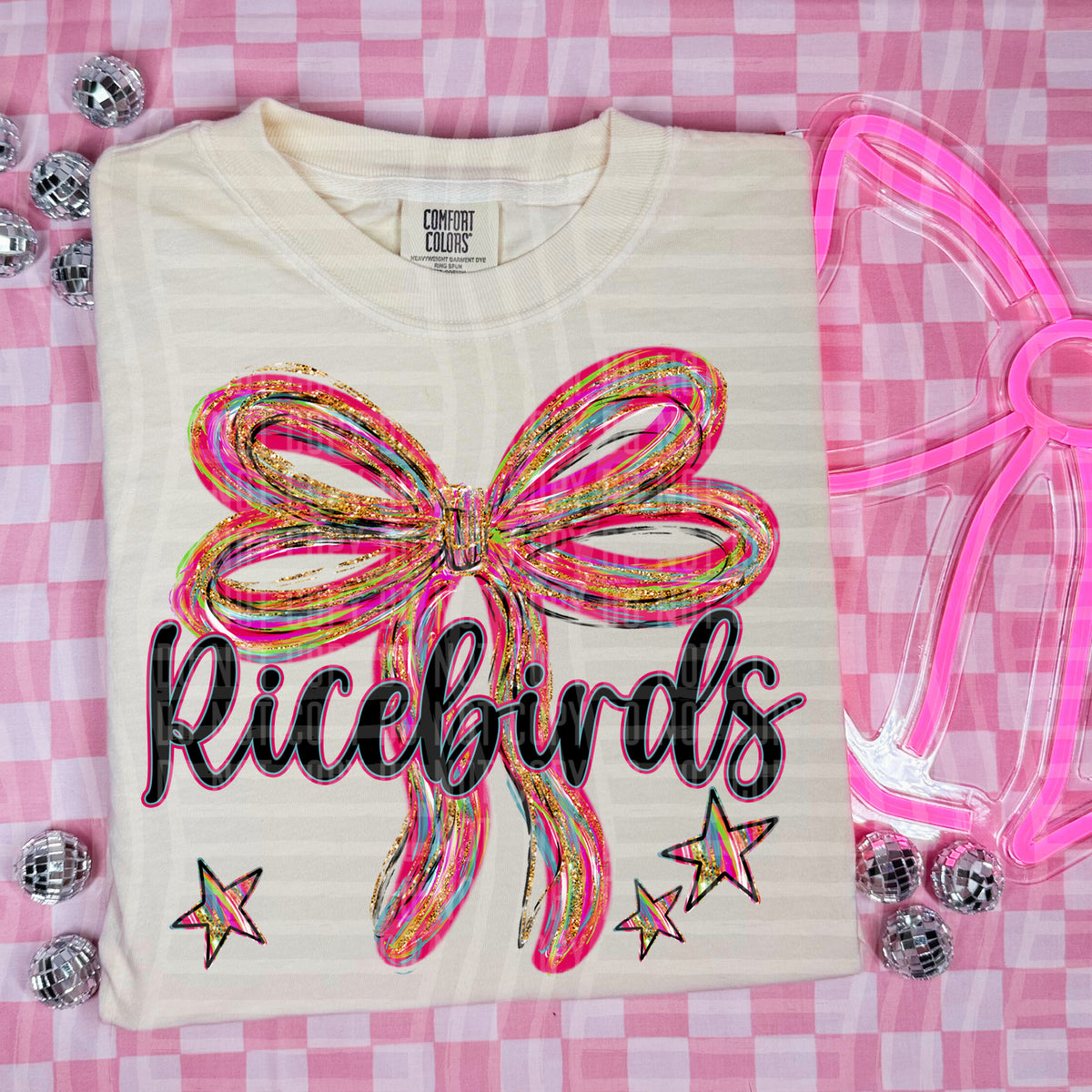 Ricebirds Whimsical Bow (caplinger) DTF transfer