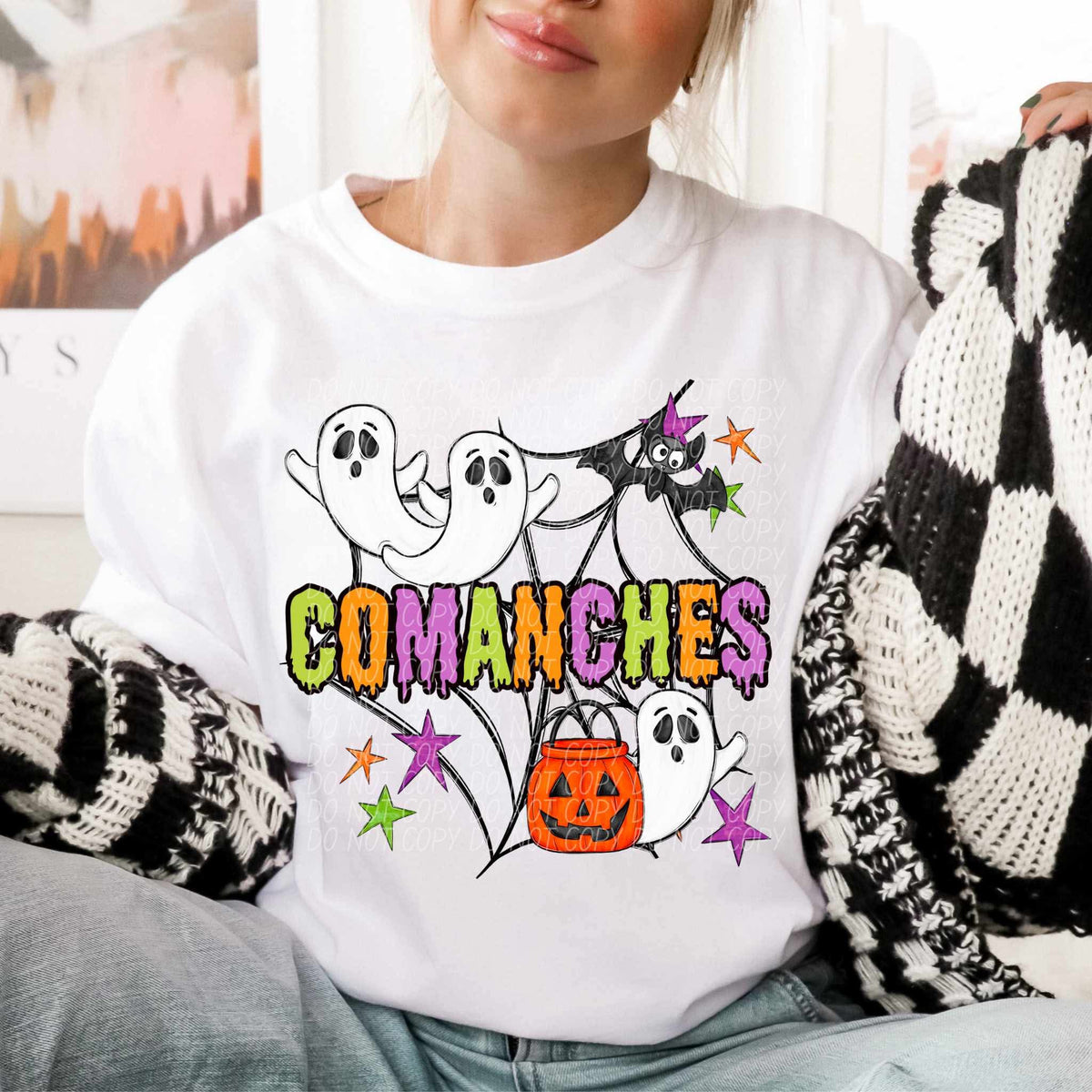 Comanches Halloween (City) DTF transfer