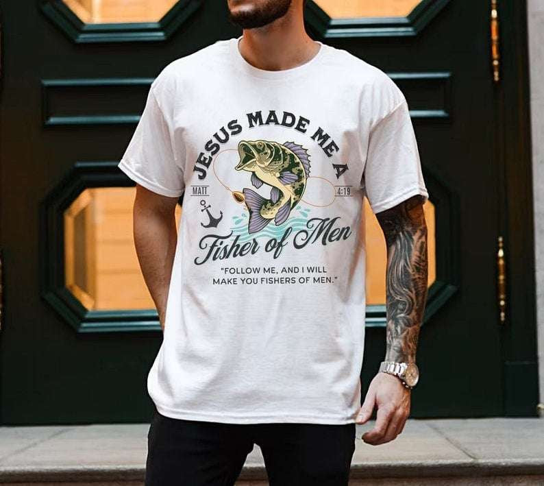 Jesus made me a fisher of men 65207 DTF transfer