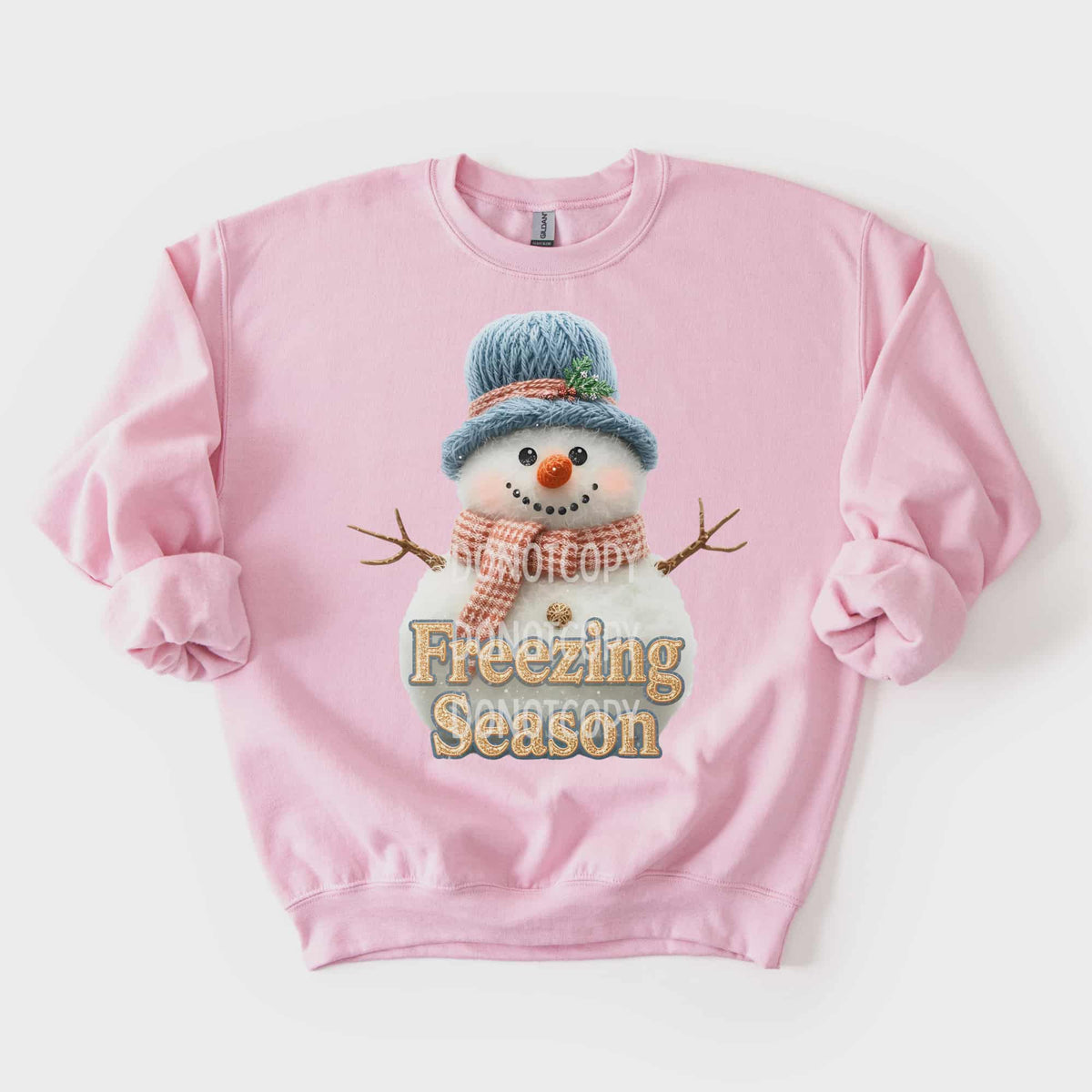 Freezing season snowman (CSG) DTF transfer