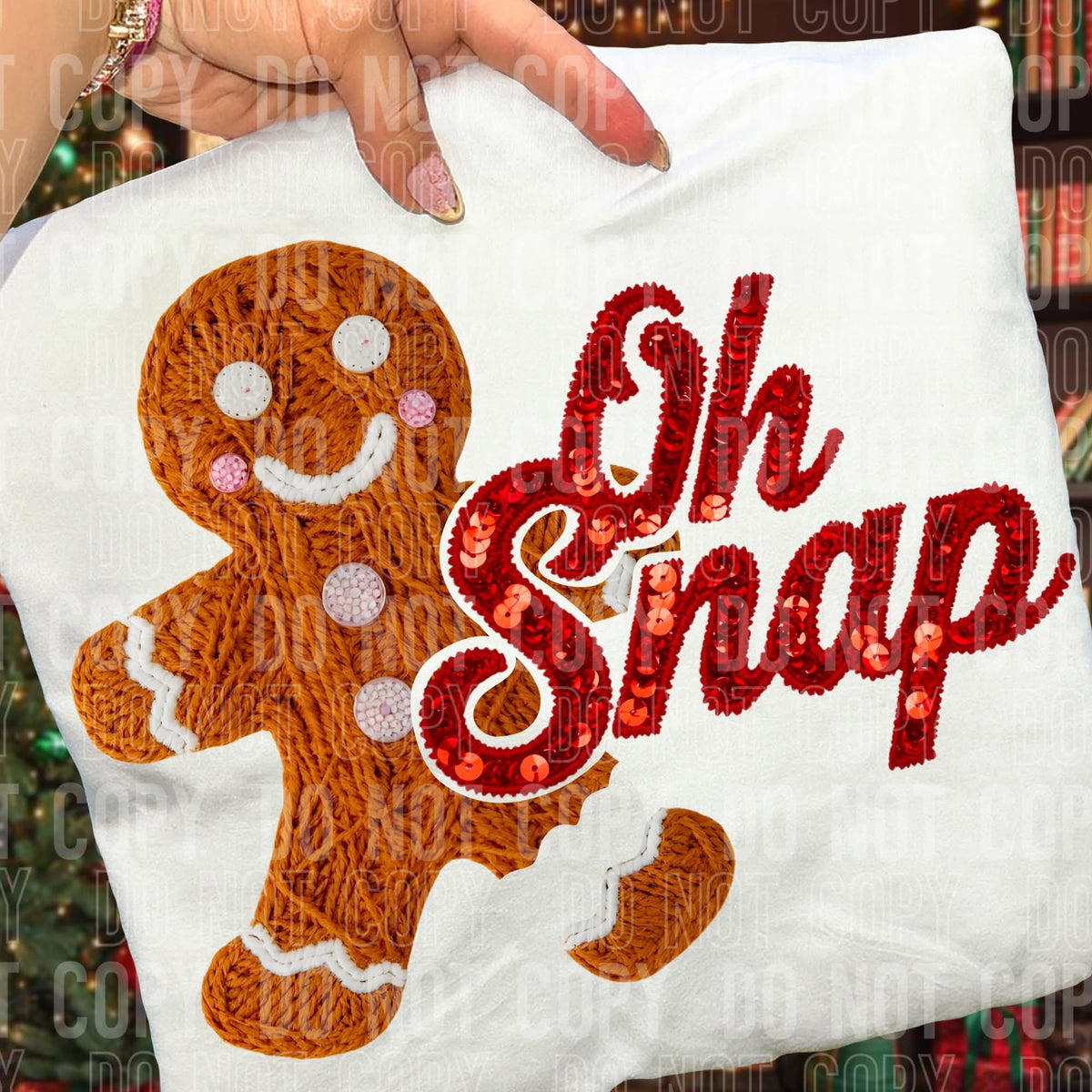 Oh Snap gingerbread (SBB) DTF Transfer