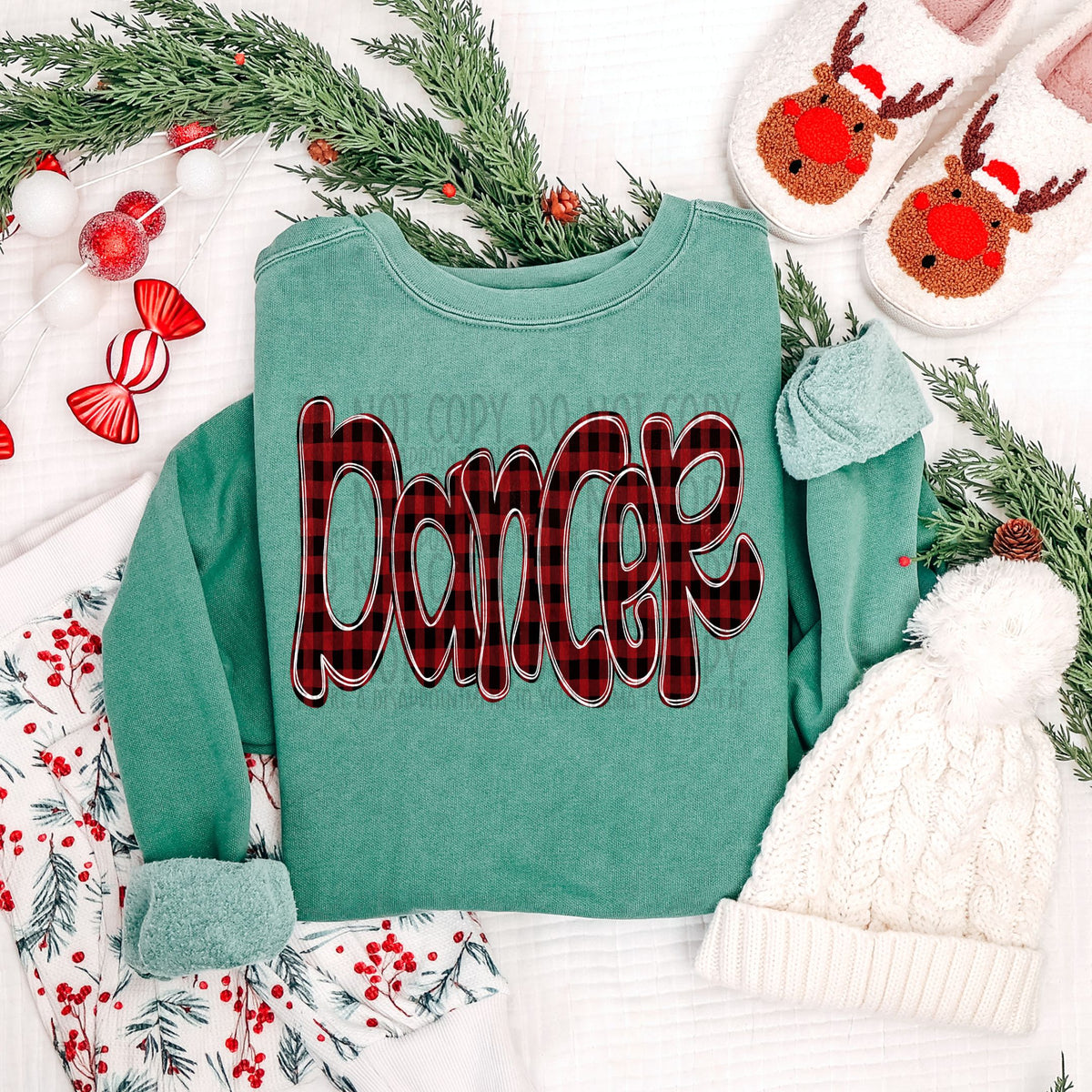 Dancer red and black plaid (SWD) DTF transfer