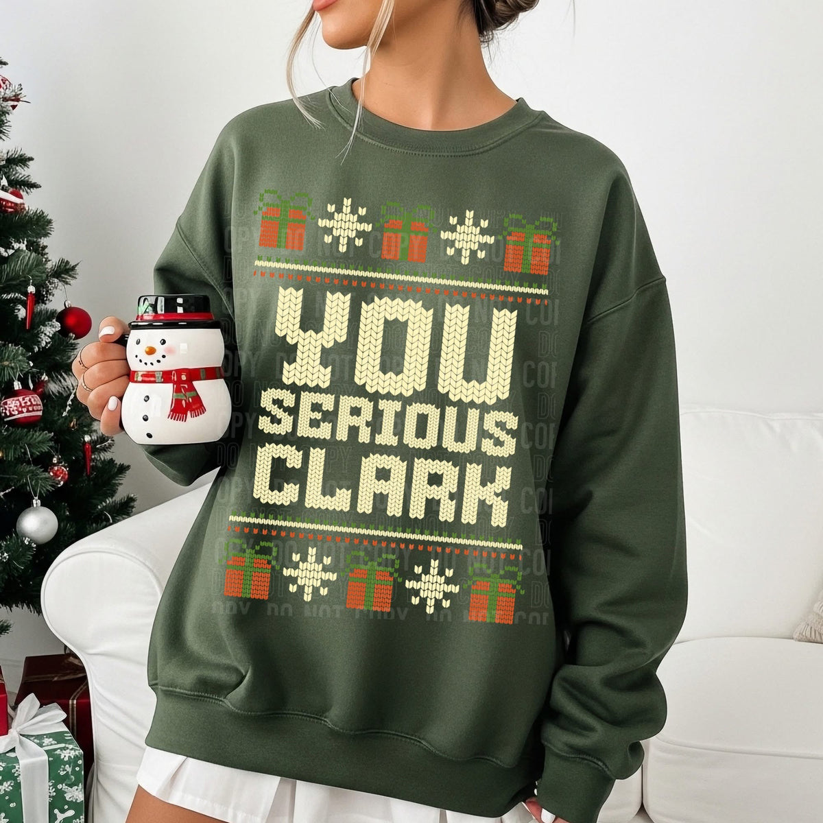 You Serious Christmas Sweater (SBB) DTF Transfer