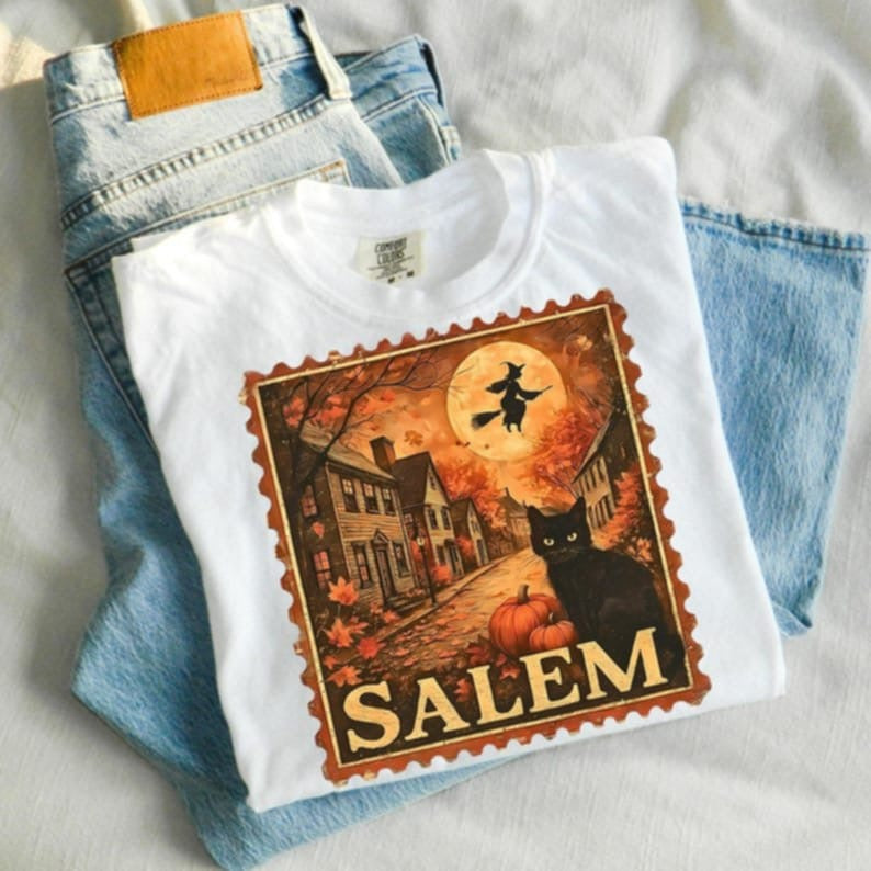 Salem stamp 107781 DTF transfer