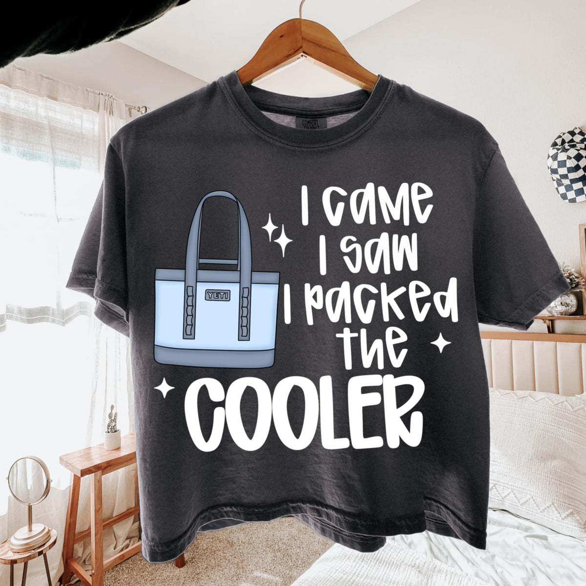 I came I saw I packed the cooler WHITE CMD DTF transfer