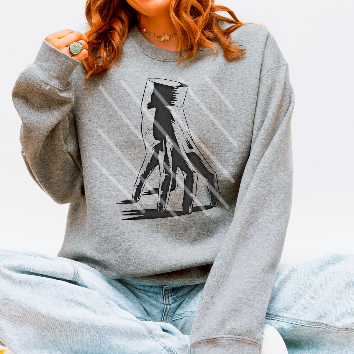 Walking Hand 113975 DTF transfer