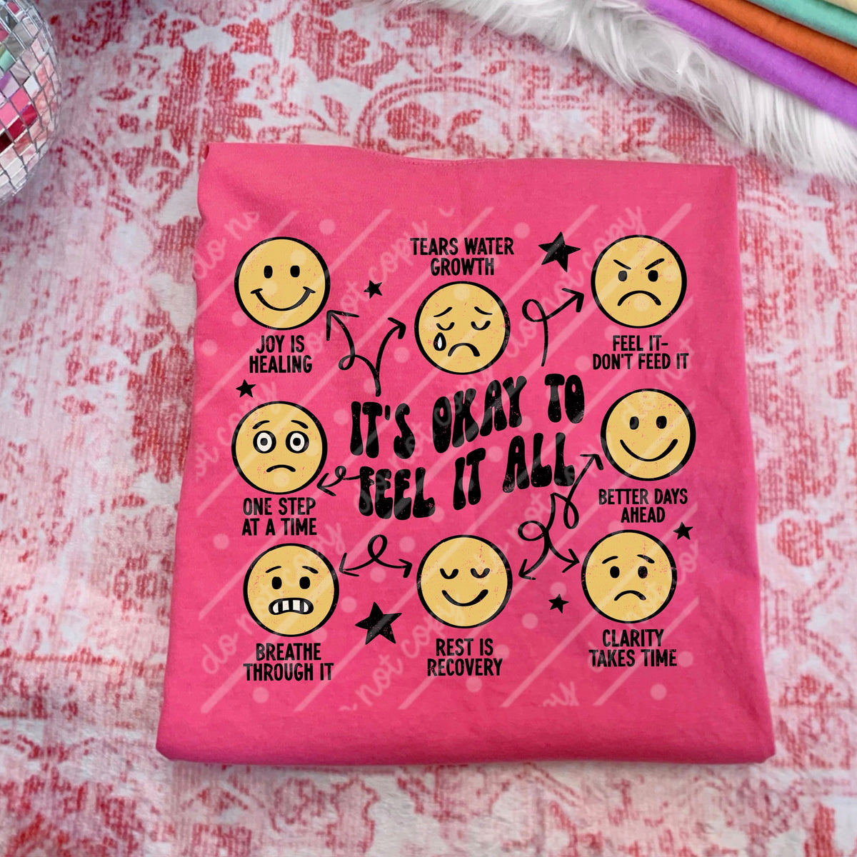 It’s okay to feel it all (scarlow) DTF transfer