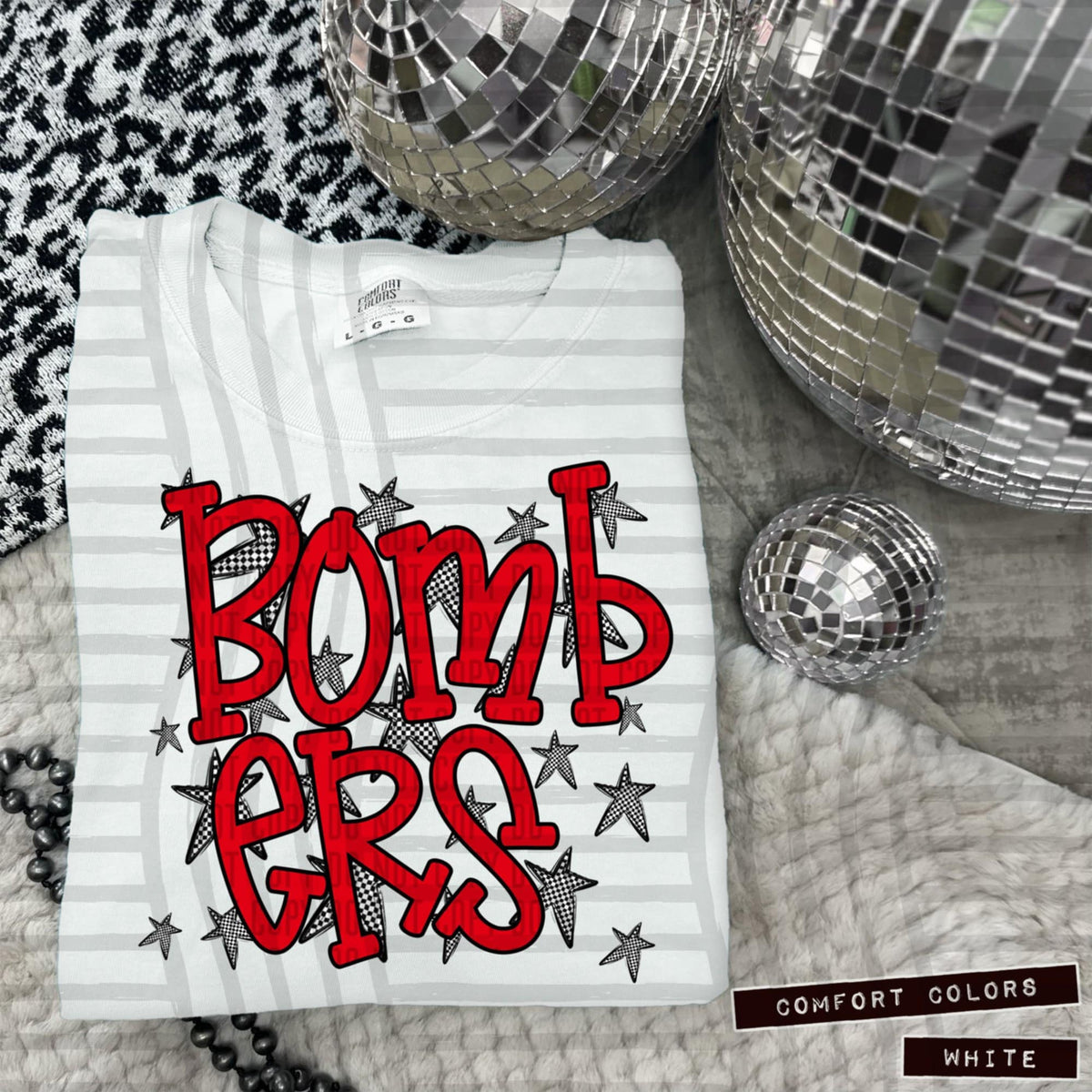 Red Staggered Mascots (Caplinger)