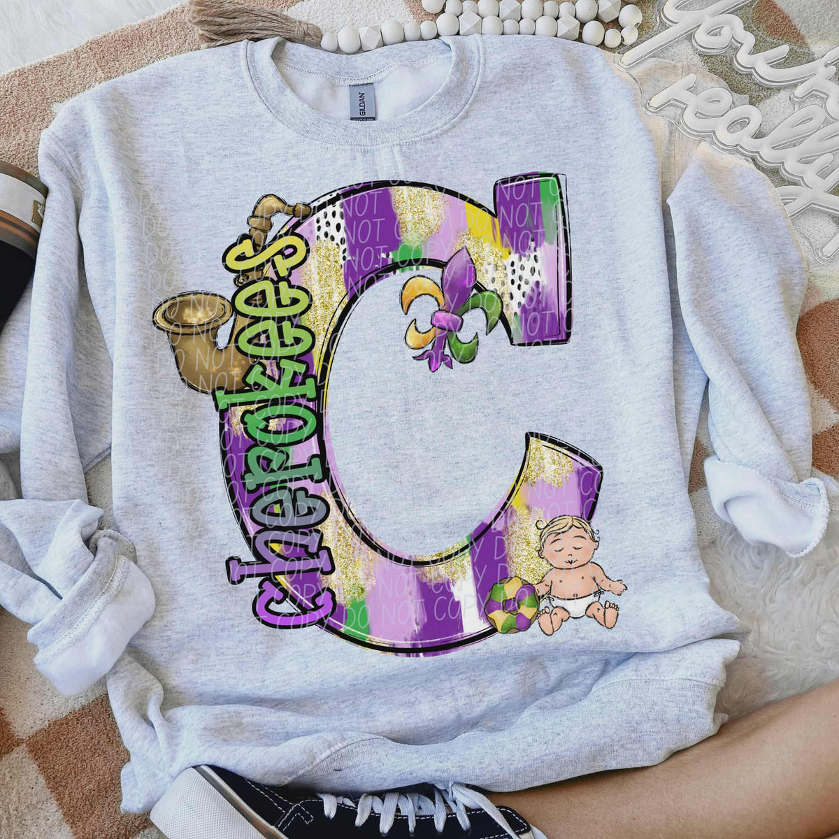 Cherokees Mardi Gras (city) DTF Transfer