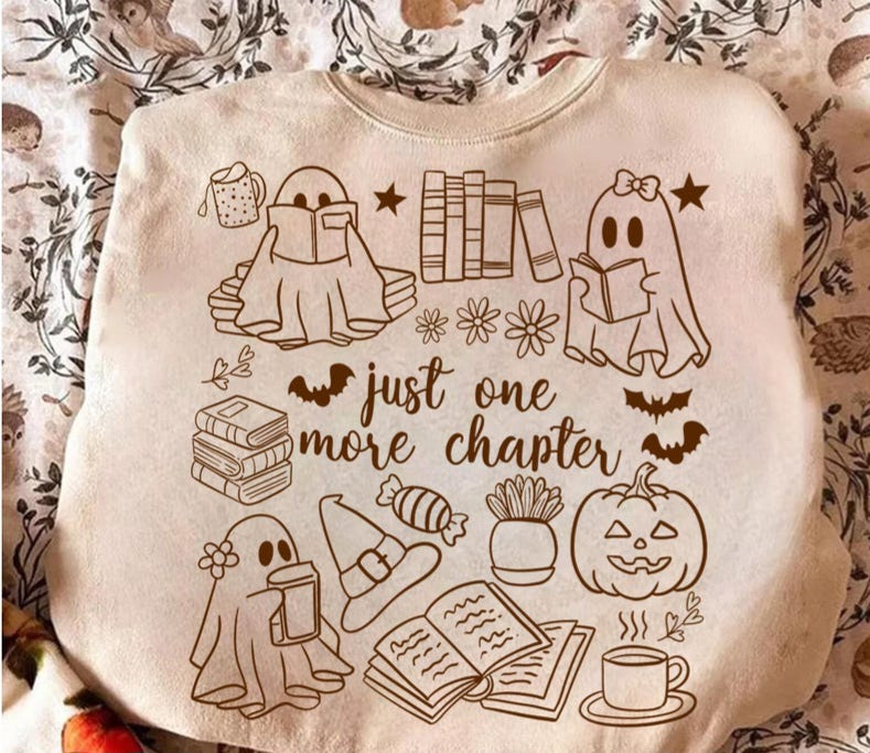 Just one more chapter ghosts 109808 DTF transfers