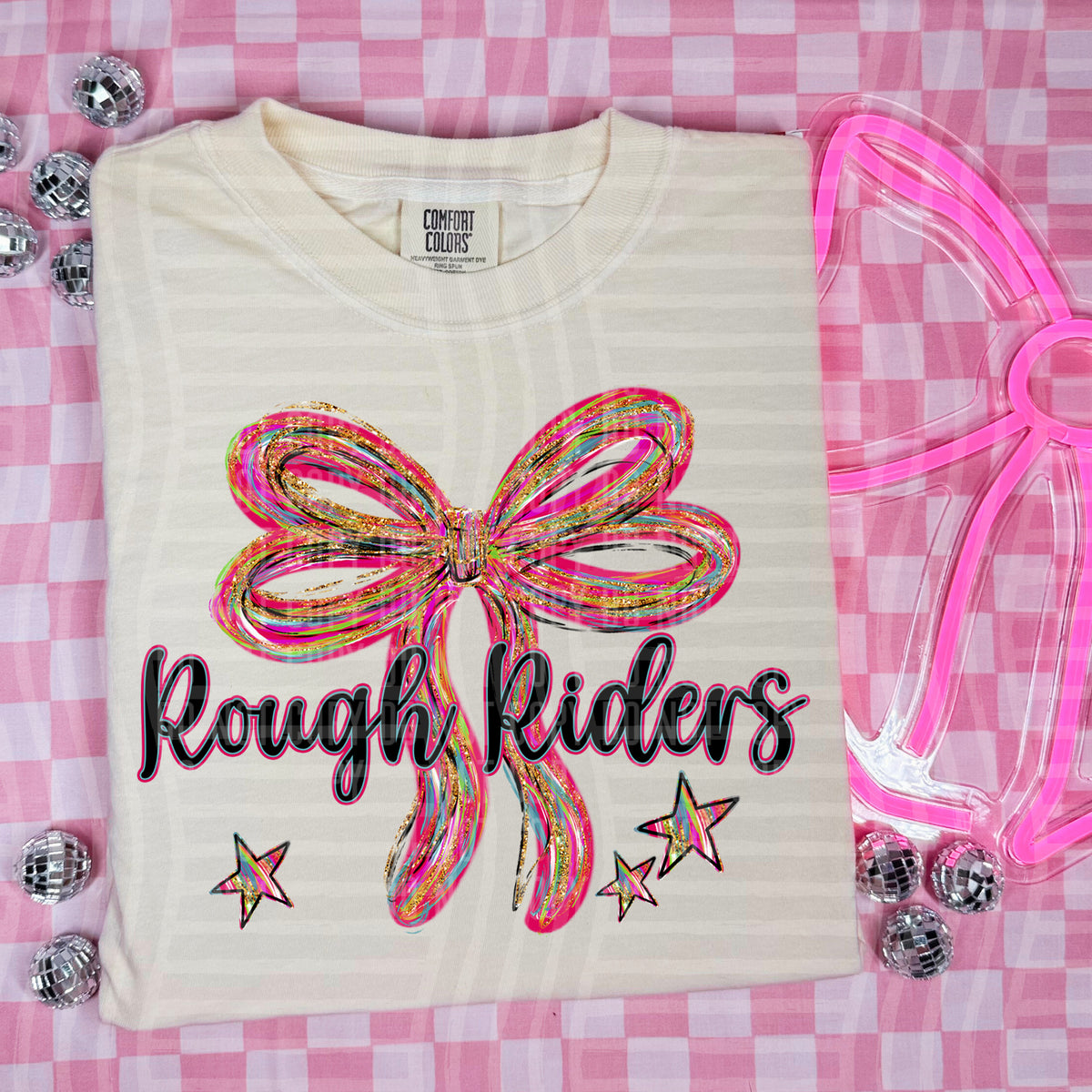 Rough Riders Whimsical Bow (caplinger) DTF transfer
