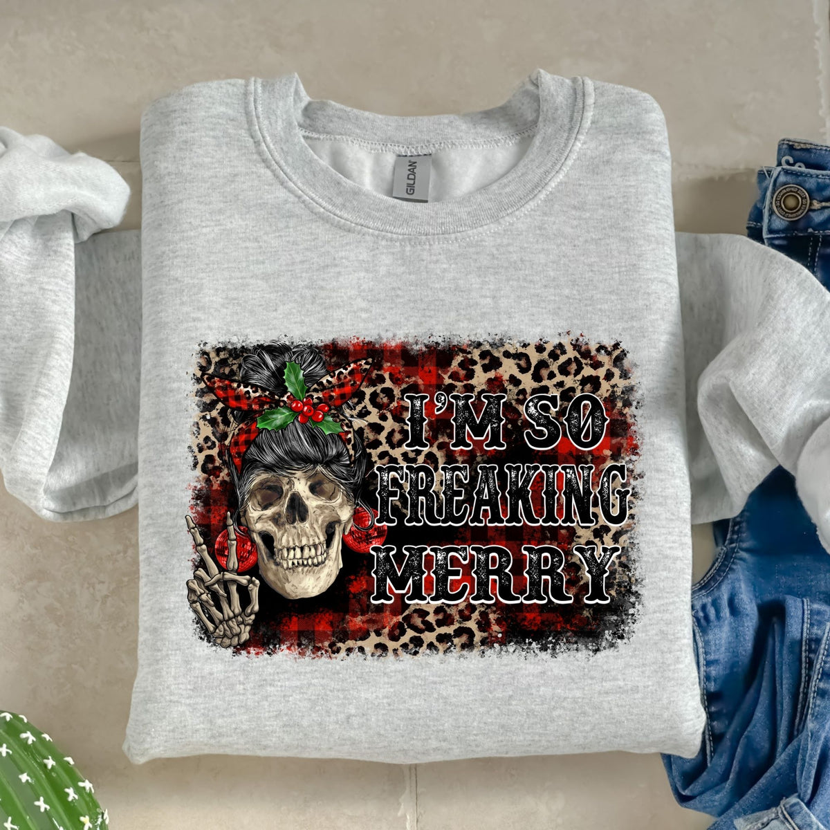 I'm So Freaking Merry-38646-DTF transfer