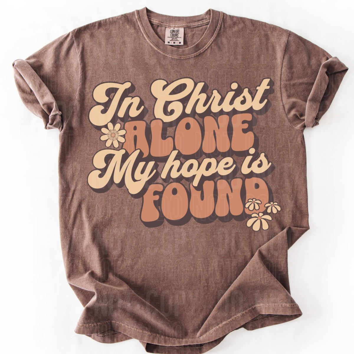 In Christ alone my hope is found 87222 DTF transfer