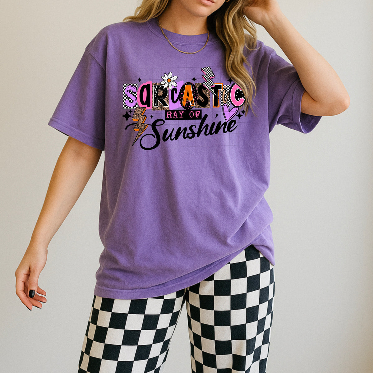 Sarcastic Sunshine BLACK (CSC) DTF Transfer