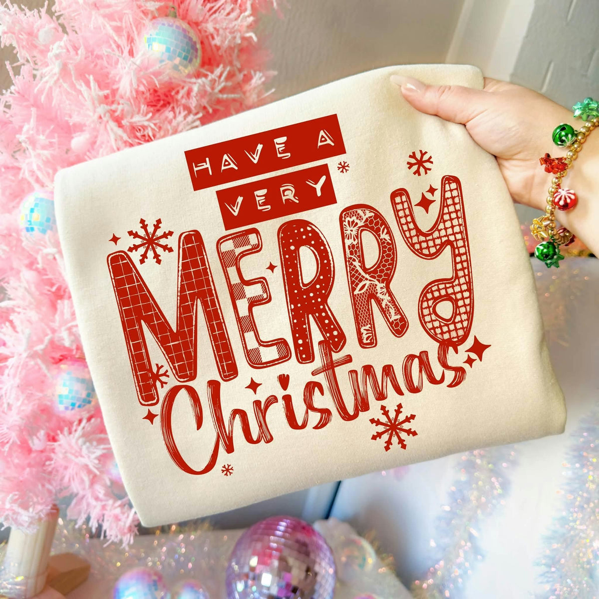 Have a very merry Christmas RED (CSC) Sunday Special DTF transfer