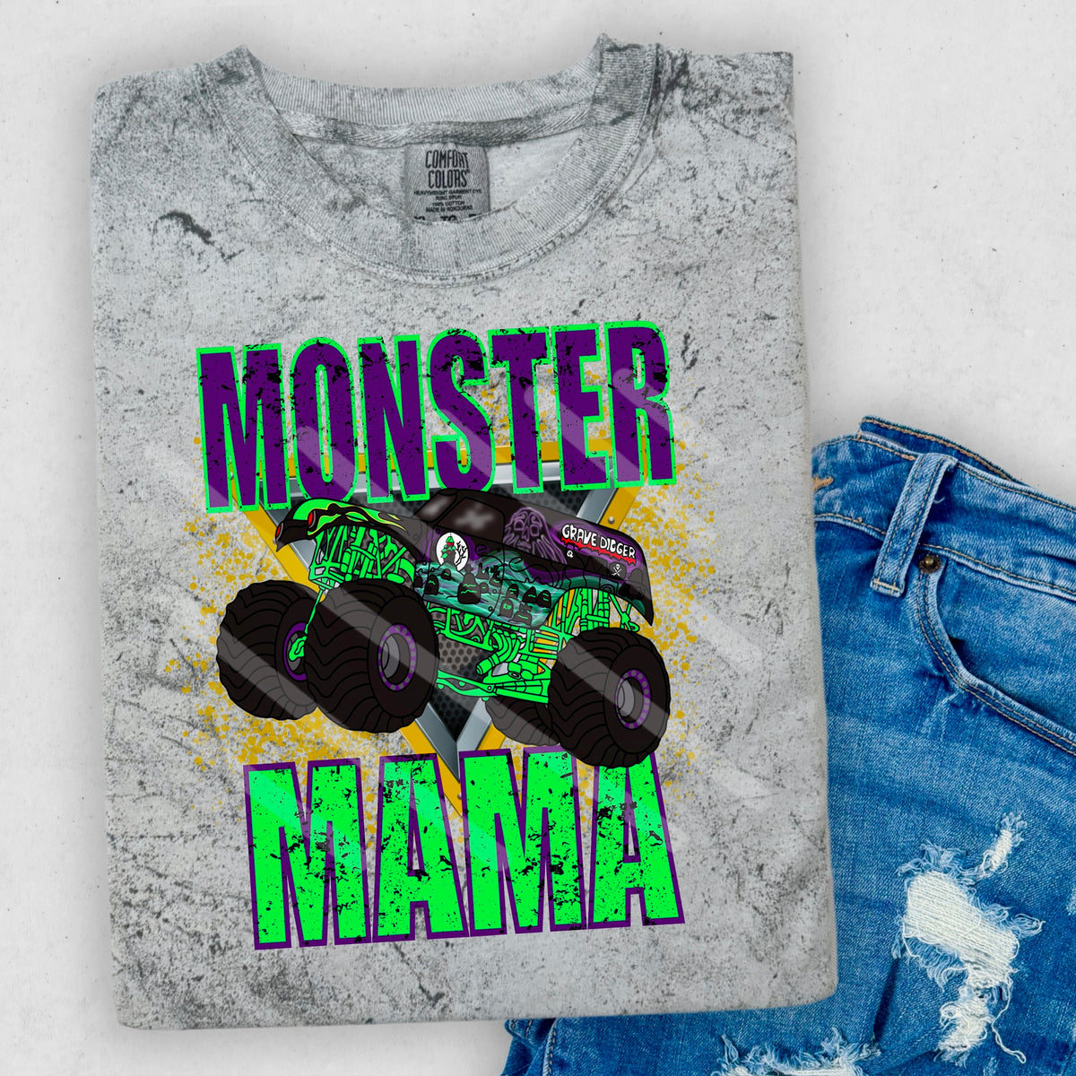 Monster Mama truck (WNDD) 114184 DTF transfer