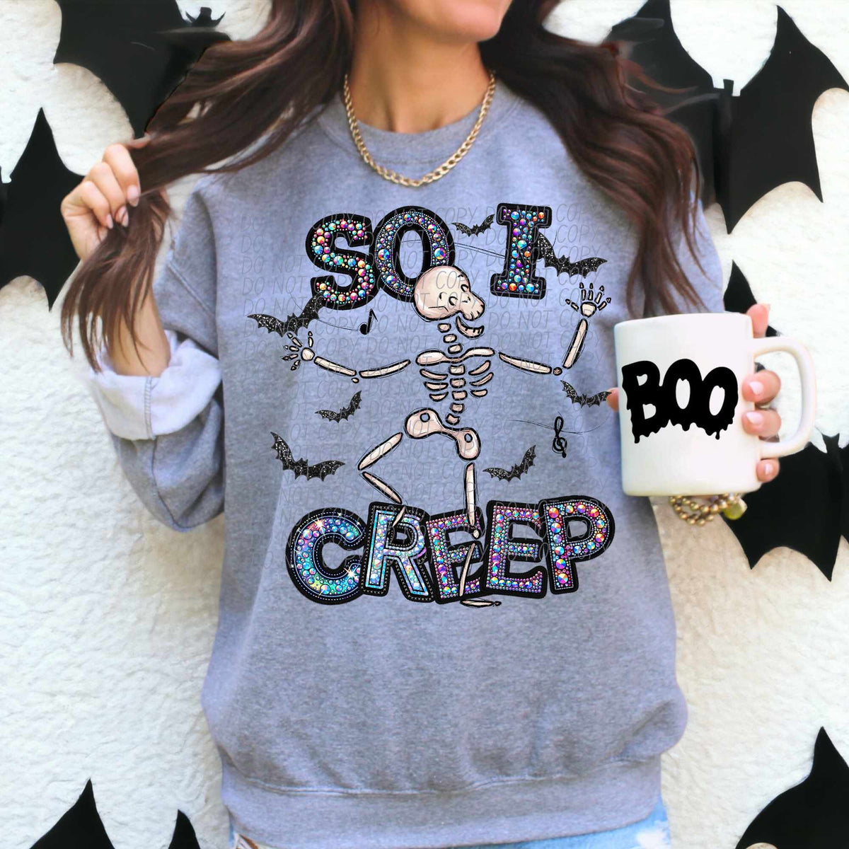 So I creep skeleton (CITY) 55906 DTF transfer