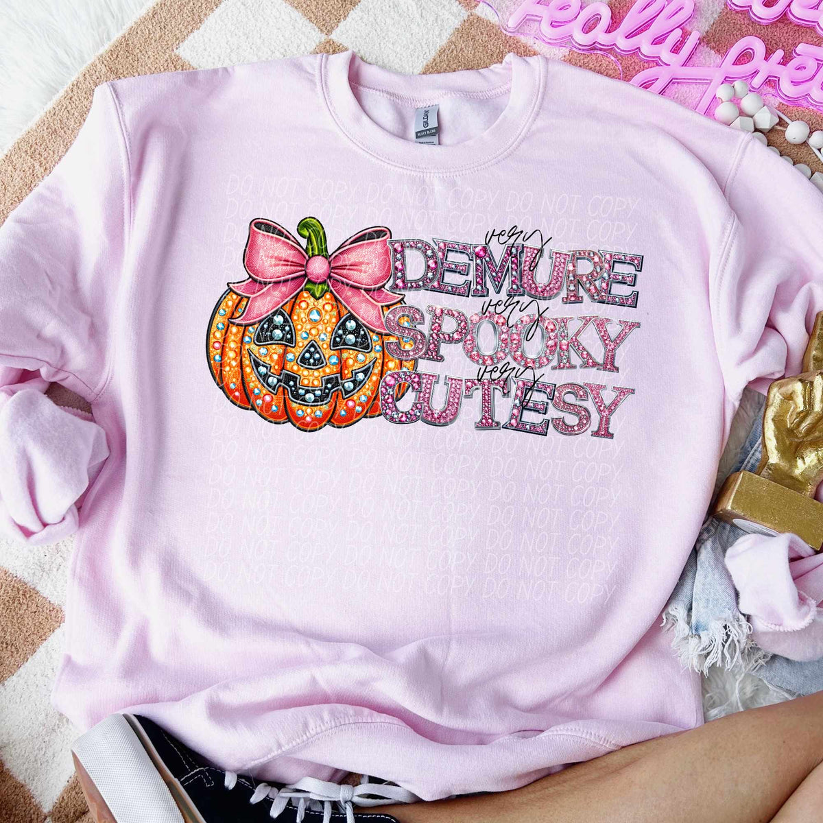 Very demure very spooky very cutest pumpkin 55719 DTF transfer