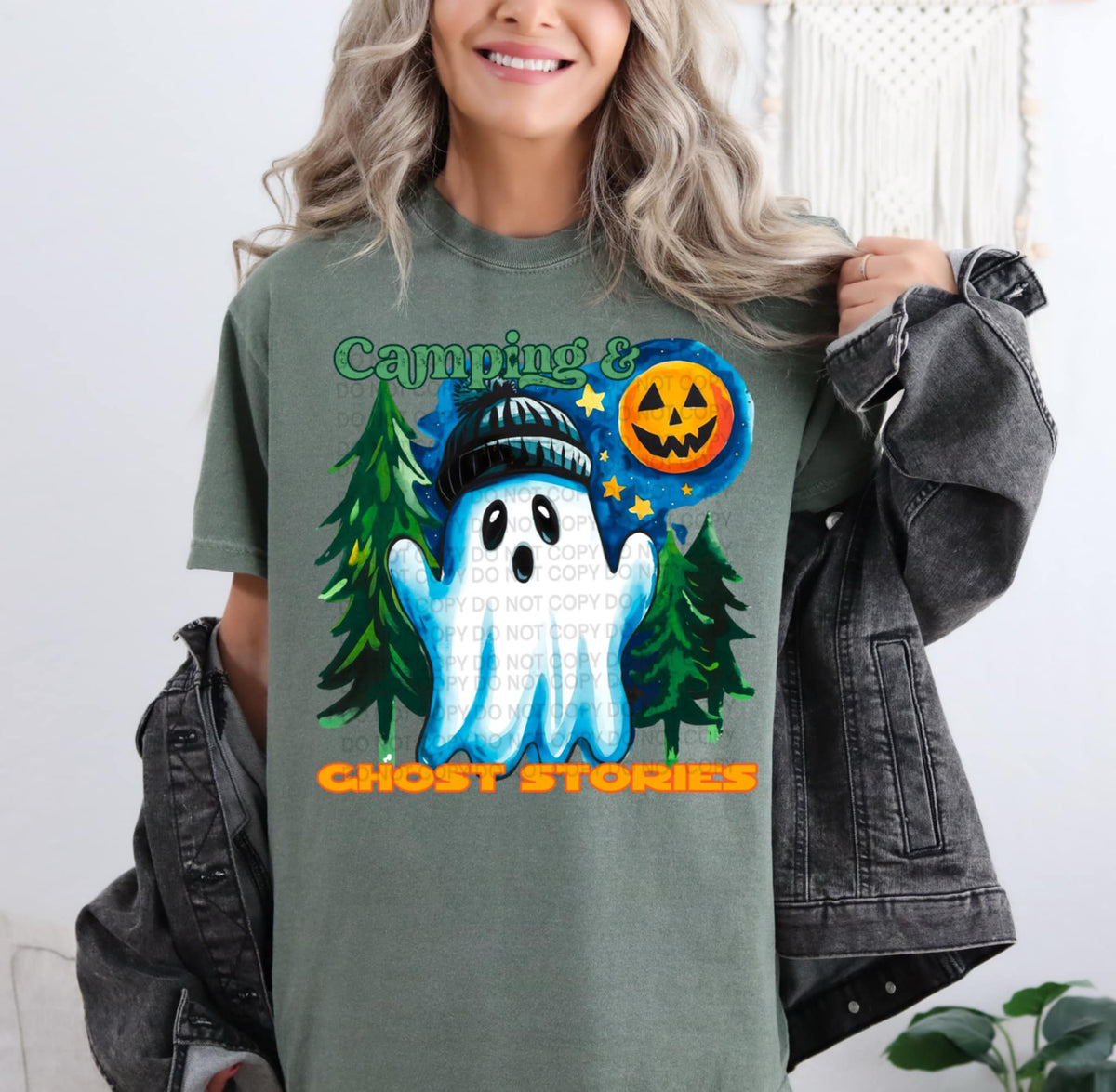 Camping and Ghost Stories SCG DTF transfer