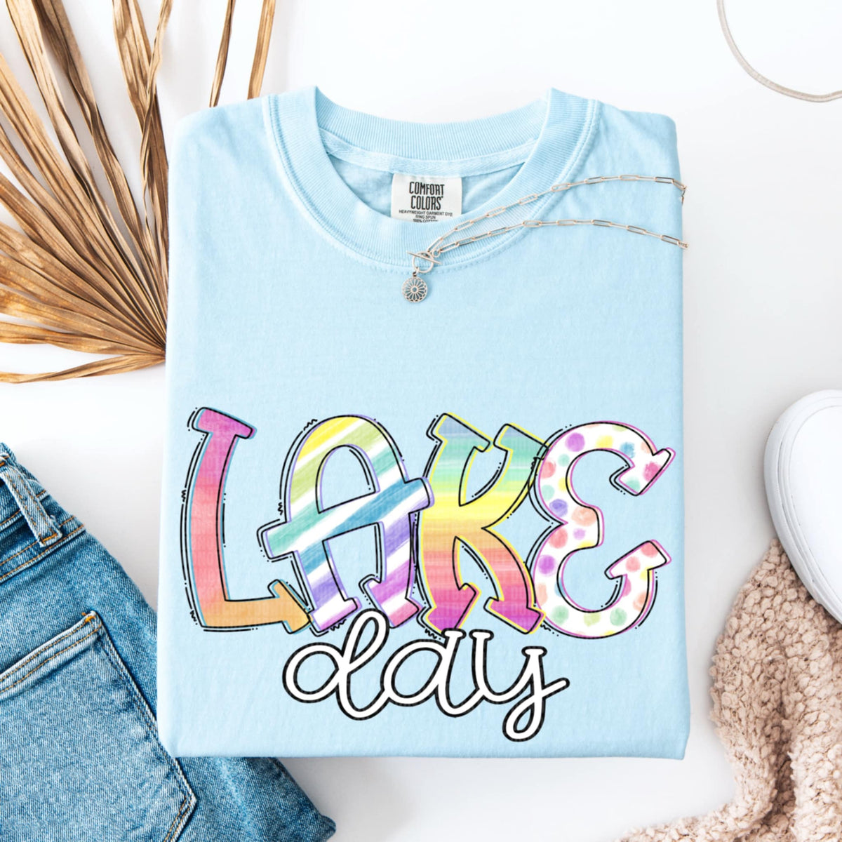 Lake day tie dye (SDD) 93459 DTF transfer