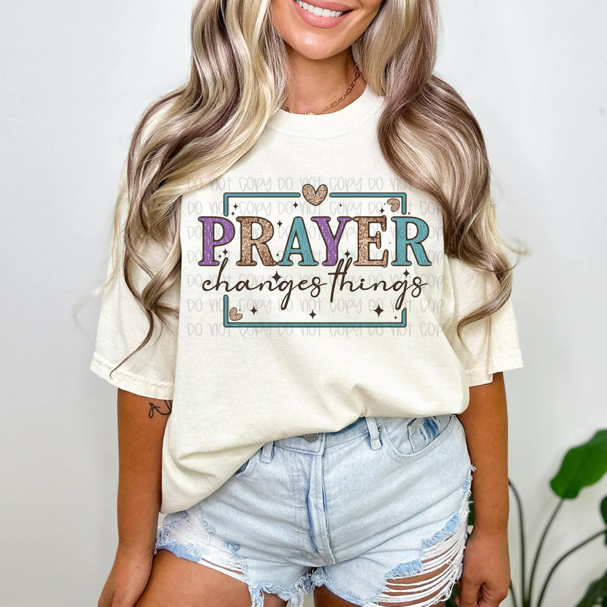 Prayer changes things (SSD) DTF Transfer