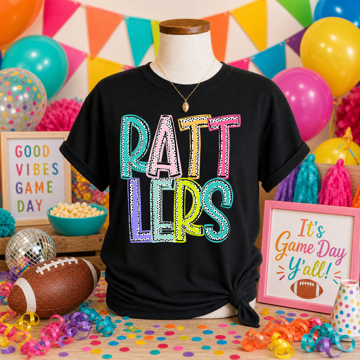 Rattlers Dixie Dot (S&G) DTF transfer