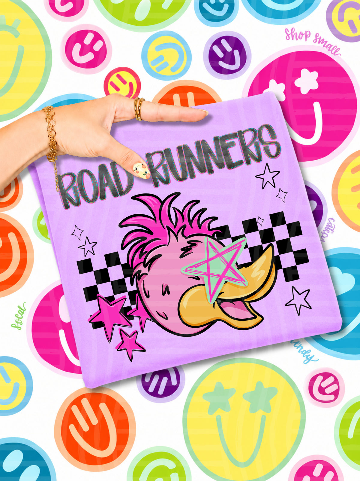 road runners starry eyed checks (CAPLINGER) DTF Transfer