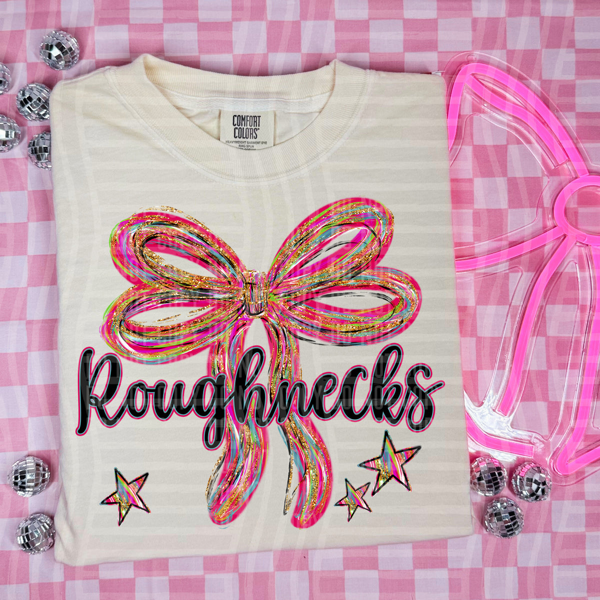 Roughnecks Whimsical Bow (caplinger) DTF transfer