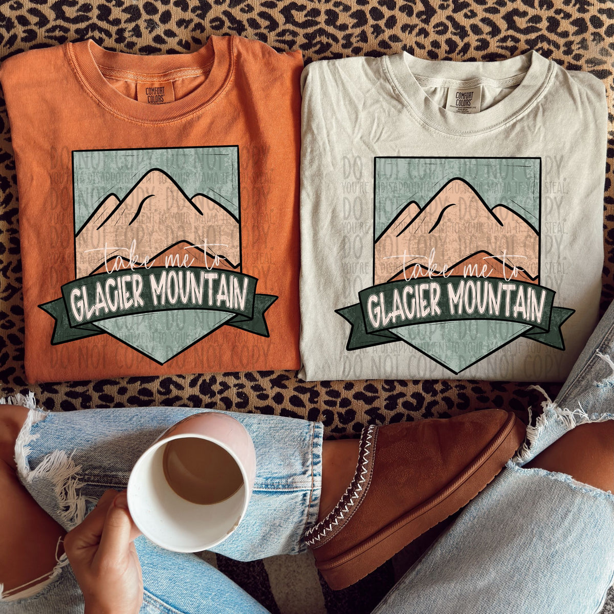 Take me to Glacier Mountain (SWD) 100266 DTF transfer