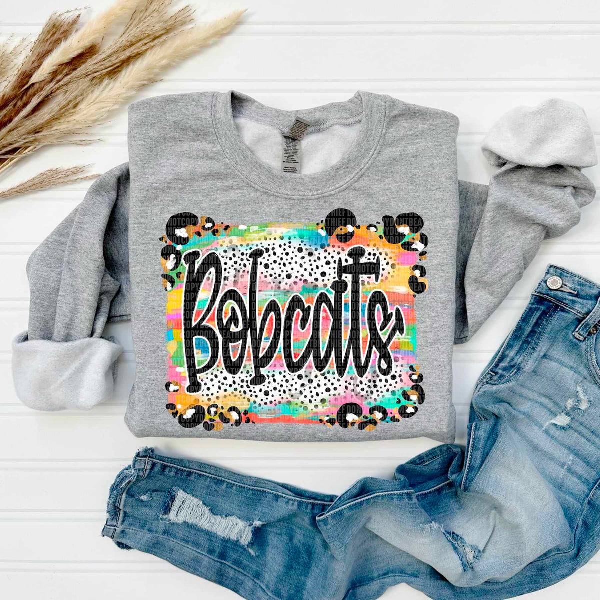 Bobcats exclusive mascot 50530 DTF transfer