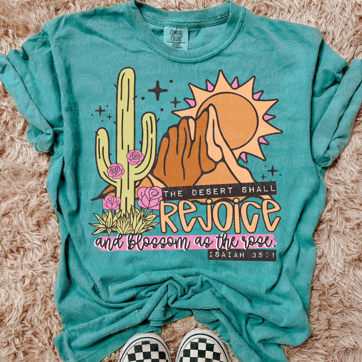 The desert shall rejoice (oh honey) 113207 DTF transfer