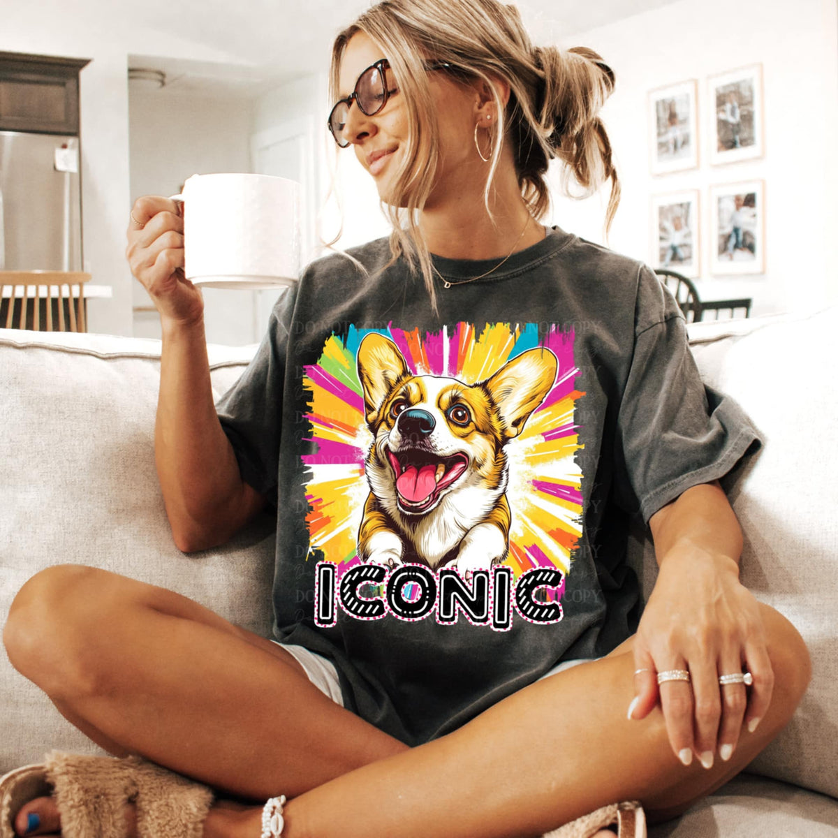 Iconic corgi (TTD) 95836 DTF transfer