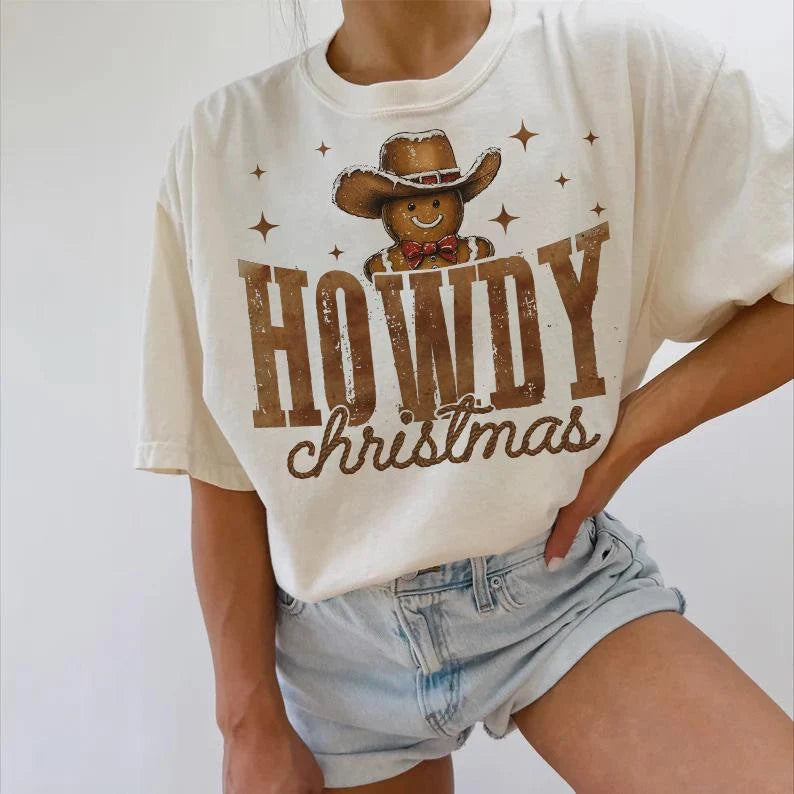 Howdy Christmas 67587 DTF transfer