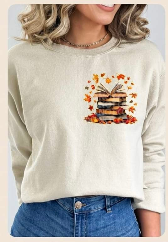 Fall books (DD) 52810 DTF transfer