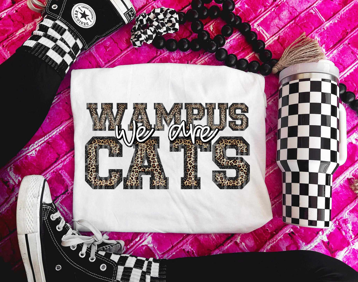 We are wampus cats leopard filled (caplinger) 70939 DTF transfer