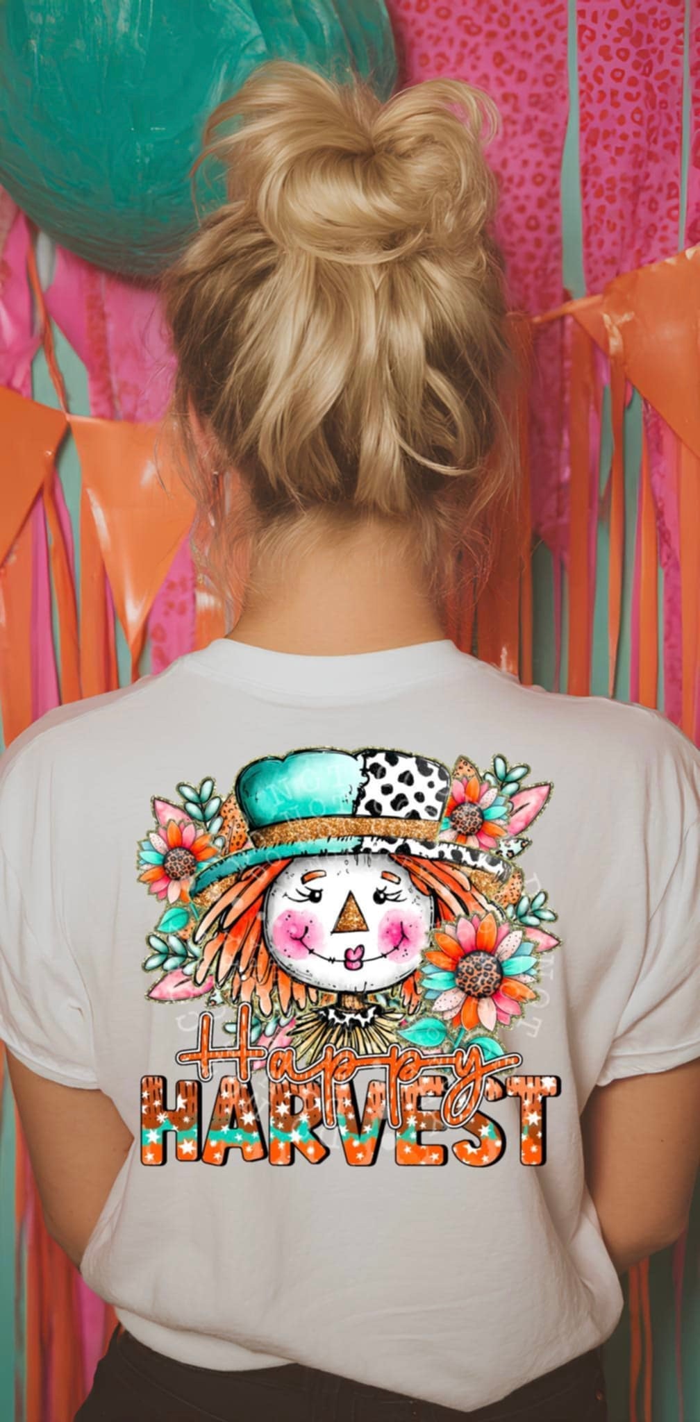 Happy harvest scarecrow 106276 DTF transfer
