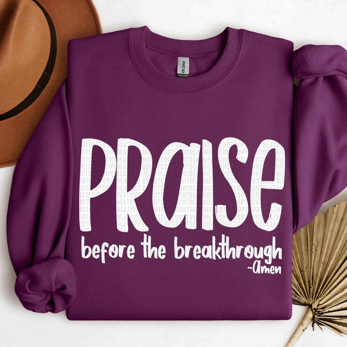 Praise Before The Breakdown WHITE (SDD) DTF Transfer