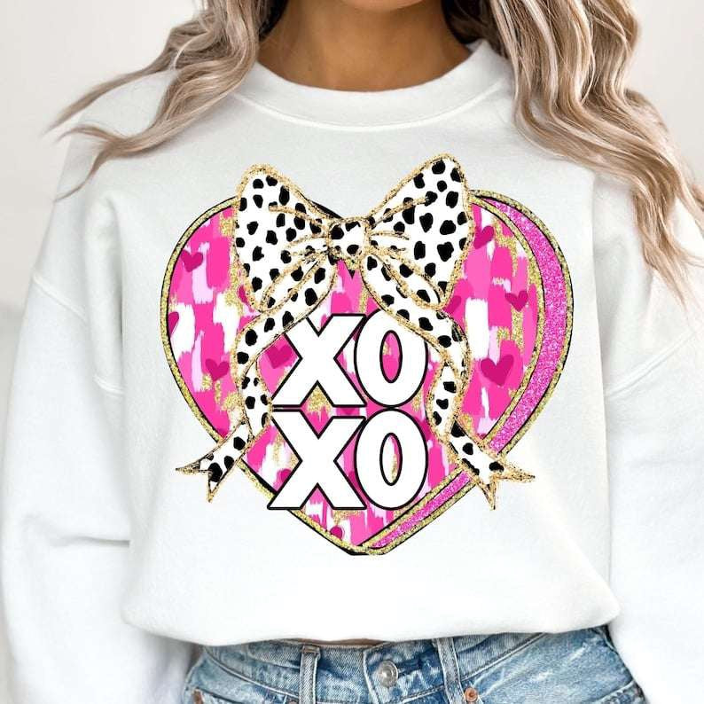 Xoxo heart 70794 DTF transfer