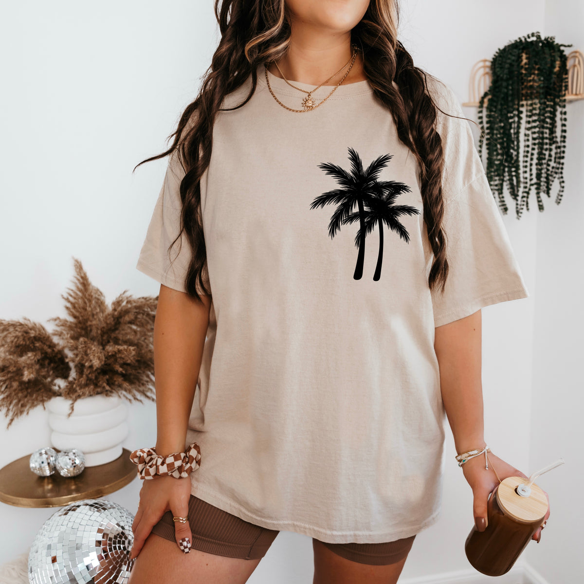 Summer Palm Trees Pocket (CSC) DTF transfer