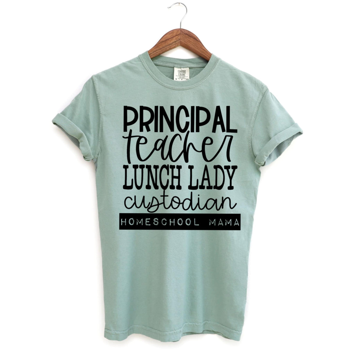 Homeschool Mama principal, lunchlady, teacher DTF transfer
